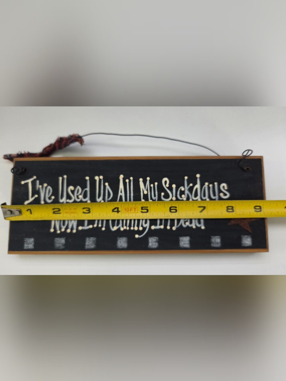 Work Decor Sign - Picture 2 of 3